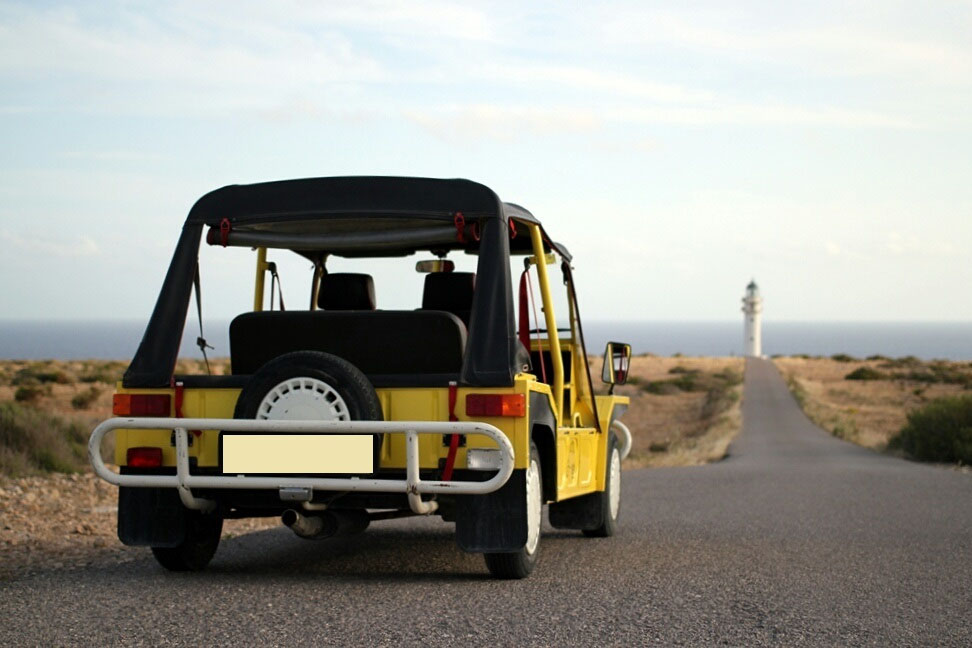 Alquiler Mini Moke Formentera
